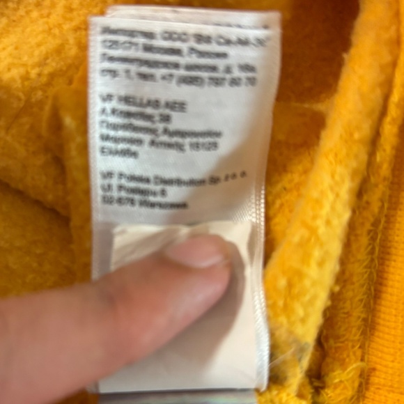 The North Face Yellow Hoodie in perfect condition - Picture 3 of 5